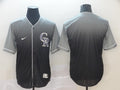 Men’s Colorado Rockies Grey Gradient Blank Jersey