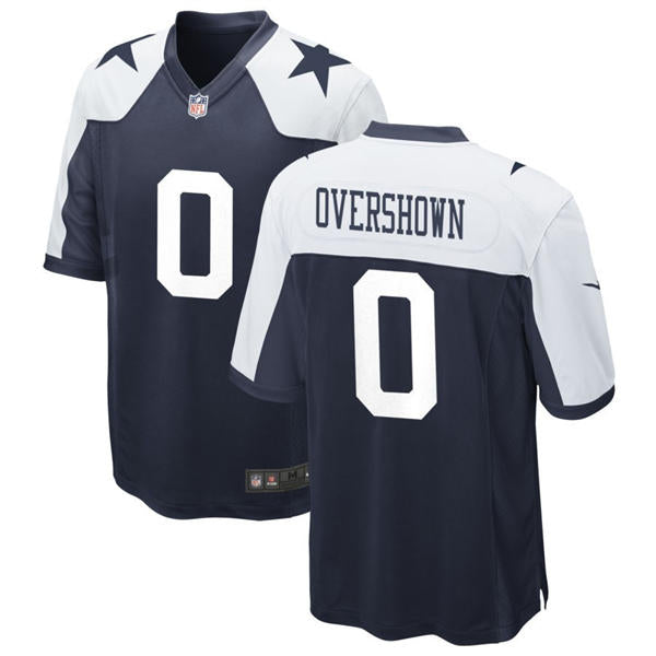 Mens Dallas Cowboys #0 DeMarvion Overshown Nike Navy Alternate Vapor F.U.S.E. Limited Jersey