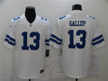 Men’s Dallas Cowboys #13 Michael Gallup Nike White Vapor Untouchable Limited Jersey