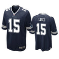 Mens Dallas Cowboys #15 Trey Lance Nike 2023 Navy Vapor F.U.S.E. Limited Jersey