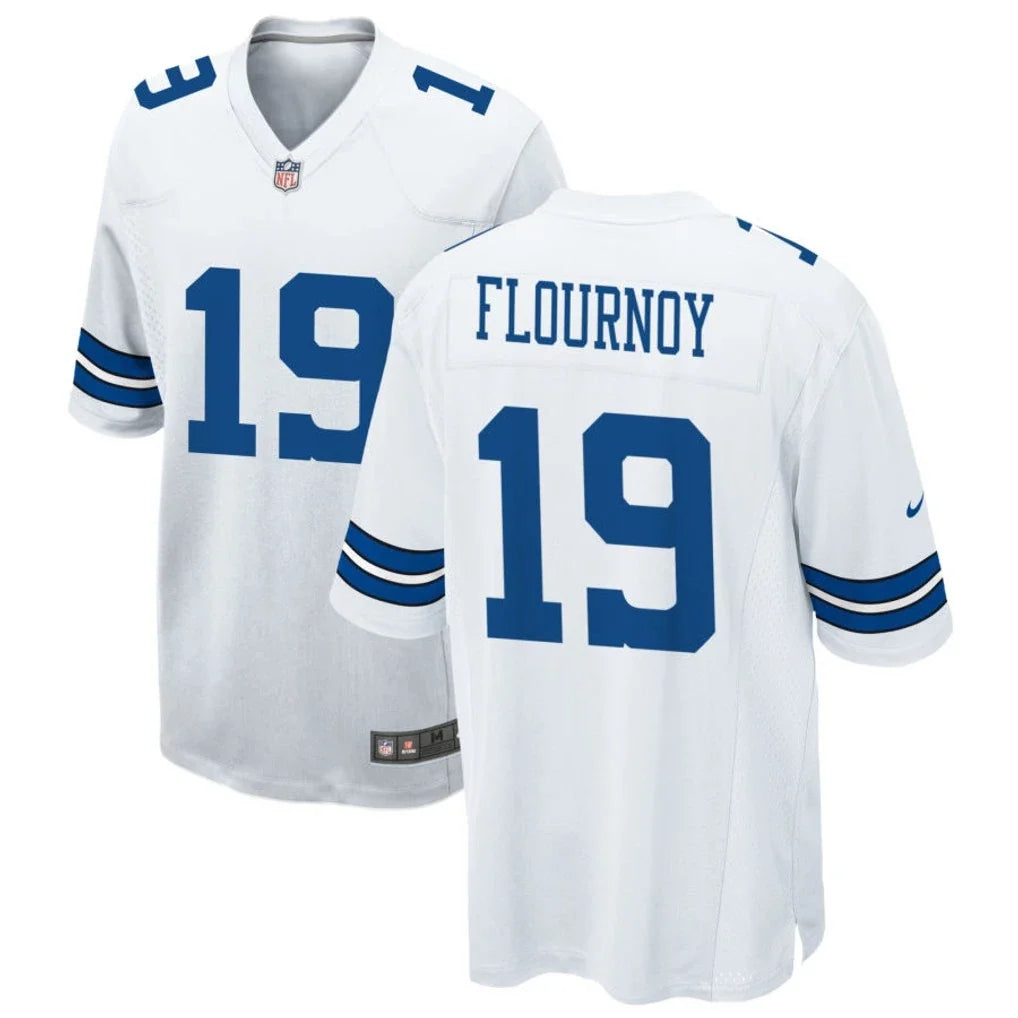 Mens Dallas Cowboys #19 Ryan Flournoy Nike White Vapor F.U.S.E. Limited Jersey
