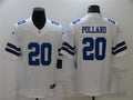 Mens Dallas Cowboys #20 Tony Pollard Nike White Vapor Untouchable Limited Jersey