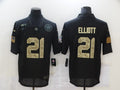 Men’s Dallas Cowboys #21 Ezekiel Elliott Black Jersey