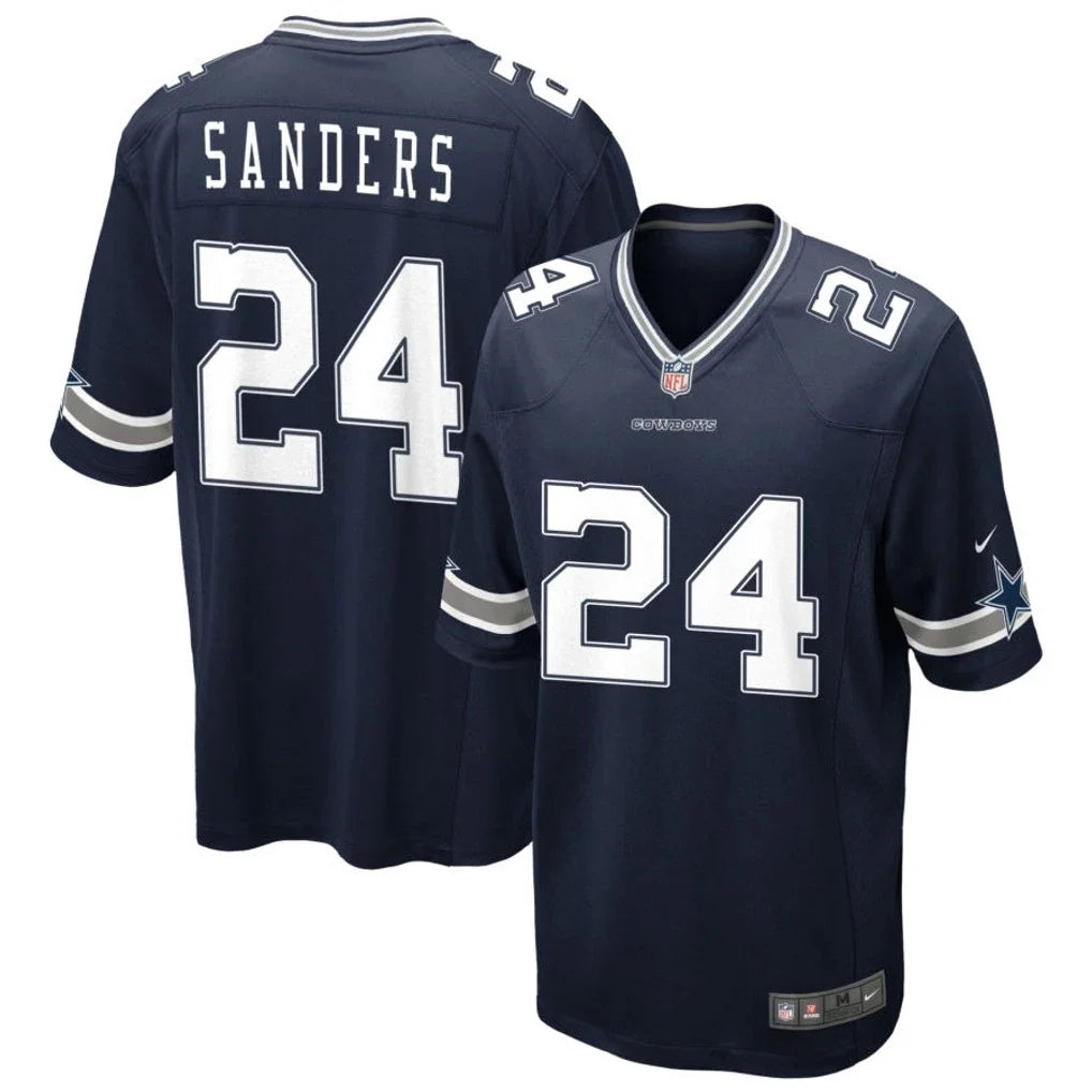 Mens Dallas Cowboys #24 Miles Sanders Nike Navy Vapor F.U.S.E. Limited Jersey