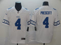Men’s Dallas Cowboys #4 Dak Prescott White Jersey