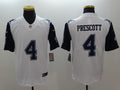Men’s Dallas Cowboys #4 Dak Prescott White Rush legend Jersey