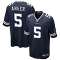 Mens Dallas Cowboys #5 Bryan Anger Nike 2023 Navy Vapor F.U.S.E. Limited Jersey