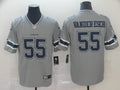 Men’s Dallas Cowboys #55 Leighton Vander Esch Grey Nike Inverted Legend Jersey