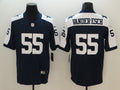 Men’s Dallas Cowboys #55 Leighton Vander Esch Nike Navy Alternate Vapor Limited Jersey