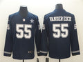Men’s Dallas Cowboys #55 Leighton Vander Esch Teams Nike Therma Long Sleeve Jersey