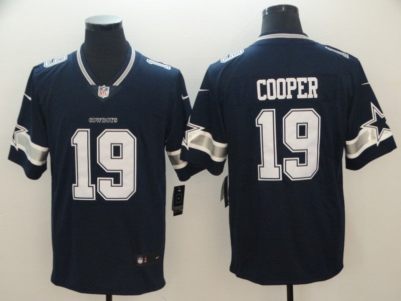 Men’s Dallas Cowboys Amari Cooper #19 Navy Jersey