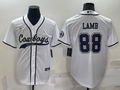 Men’s Dallas Cowboys CeeDee Lamb #88 White Jersey Joint Edition