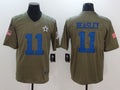 Men’s Dallas Cowboys Cole Beasley #11 Brown Jersey