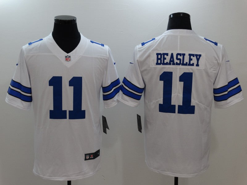 Men’s Dallas Cowboys Cole Beasley #11 White Jersey