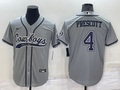 Men’s Dallas Cowboys Dak Prescott #4 Gray Jersey Joint Edition