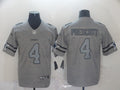 Men’s Dallas Cowboys Dak Prescott #4 Gray Jersey