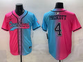 Men’s Dallas Cowboys Dak Prescott #4 Pink/Blue Jersey