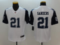 Men’s Dallas Cowboys Deion Sanders #21 White Jersey