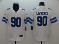 Men’s Dallas Cowboys DeMarcus Lawrence #90 White Jersey