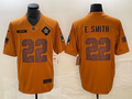 Men’s Dallas Cowboys Emmitt Smith #22 Brown 2023 Salute To Service Retired Limited Jersey