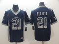 Men’s Dallas Cowboys Ezekiel Elliott #21 Navy Alternate Jersey