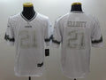 Men’s Dallas Cowboys Ezekiel Elliott #21 White Team Jersey