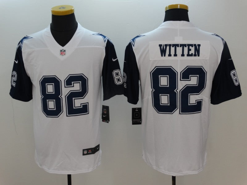 Men’s Dallas Cowboys Jason Witten #82 White Jersey