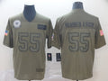 Men’s Dallas Cowboys Leighton Vander Esch #55 Brown Jersey