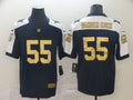 Men’s Dallas Cowboys Leighton Vander Esch #55 Navy Authentic Jersey