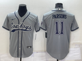 Men’s Dallas Cowboys Micah Parsons #11 Gray Jersey Joint Edition