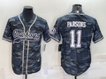 Men’s Dallas Cowboys Micah Parsons #11 Grey Camouflage Jersey Joint Edition