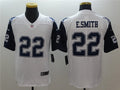 Men’s Dallas Cowboys Retired Player #22 Emmitt Smith Nike White Color Rush Legend Player Jersey