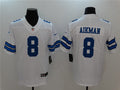 Men’s Dallas Cowboys Retired Player #8 Troy Aikman Nike White Vapor Untouchable Limited Jersey
