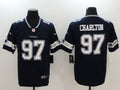 Men’s Dallas Cowboys Taco Charlton #97 Navy Jersey