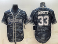 Men’s Dallas Cowboys Tony Dorsett #33 Grey Camouflage Jersey Joint Edition