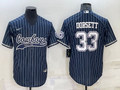 Men’s Dallas Cowboys Tony Dorsett #33 Navy Jersey Joint Edition