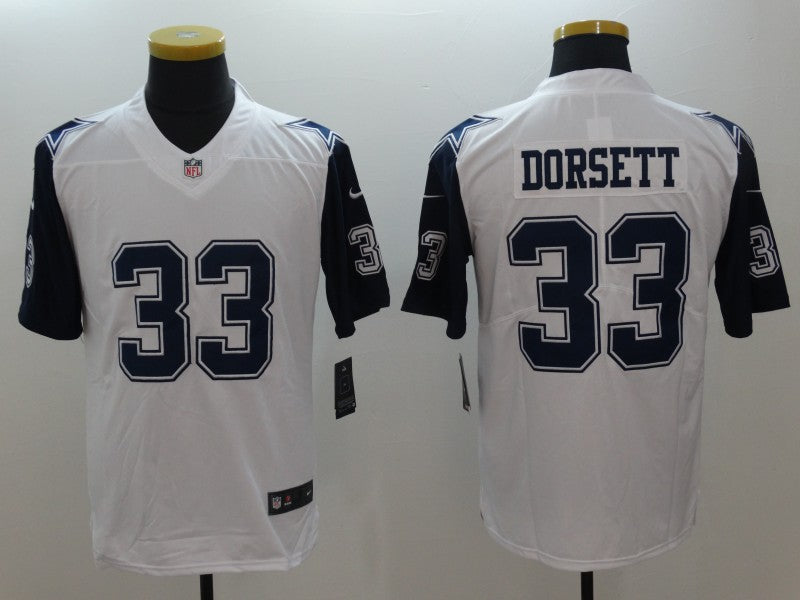 Men’s Dallas Cowboys Tony Dorsett #33 White Jersey