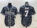 Men’s Dallas Cowboys Trevon Diggs #7 Grey Camouflage Jersey Joint Edition
