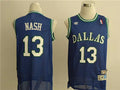 Men’s Dallas Mavericks #13 Steve Nash Blue Swingman Throwback Jersey