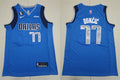 Mens Dallas Mavericks #77 Luka Doncic Nike Blue Icon Edition Jersey