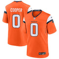 Mens Denver Broncos #0 Jonathon Cooper Nike Orange Vapor F.U.S.E. Limited Player Jersey
