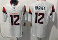 Mens Denver Broncos #12 RJ Harvey Nike White Vapor F.U.S.E. Limited Player Jersey