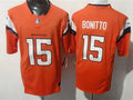 Mens Denver Broncos #15 Nik Bonitto Nike Orange Vapor F.U.S.E. Limited Player Jersey