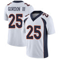 Men’s Denver Broncos #25 Melvin Gordon III  White Nike NFL Vapor Untouchable Limited Jersey