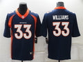 Men’s Denver Broncos #33 Javonte Williams  Navy Nike NFL Vapor Untouchable Limited Jersey