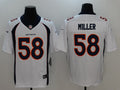Men’s Denver Broncos #58 Von Miller  White Nike NFL Vapor Untouchable Limited Jersey