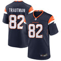 Mens Denver Broncos #82 Adam Trautman Nike Navy Alternate Vapor F.U.S.E. Limited Player Jersey
