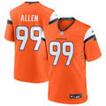 Mens Denver Broncos #99 Zach Allen Nike Orange Vapor F.U.S.E. Limited Player Jersey