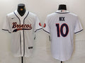 Men’s Denver Broncos Bo Nix #10 White Jersey