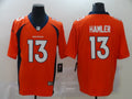 Men’s Denver Broncos KJ Hamler #13 Orange Jersey